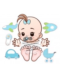 Cerculete Baby Girl | Decoratiuni Dulci