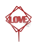Topper geometric love, plexi