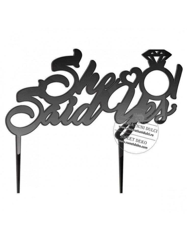 Topper she said yes, plexi