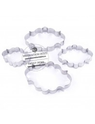 Set 4 decupatoare placute metalice