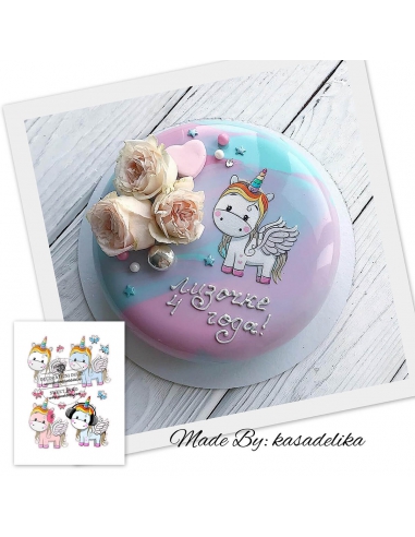 Imagine comestibila baby unicorn