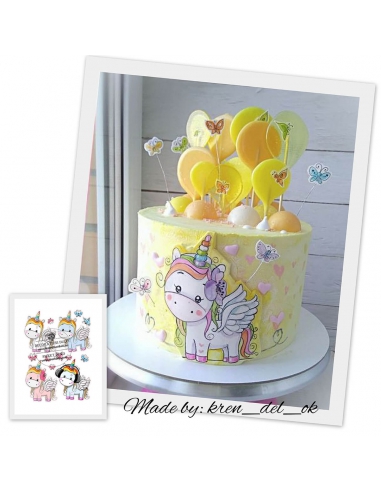 Imagine comestibila baby unicorn