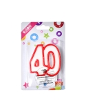 Lumanare aniversara, pentru tort 40 ani