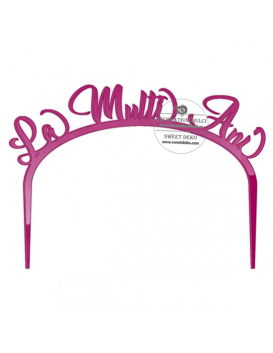 Topper la multi ani arc, plexi