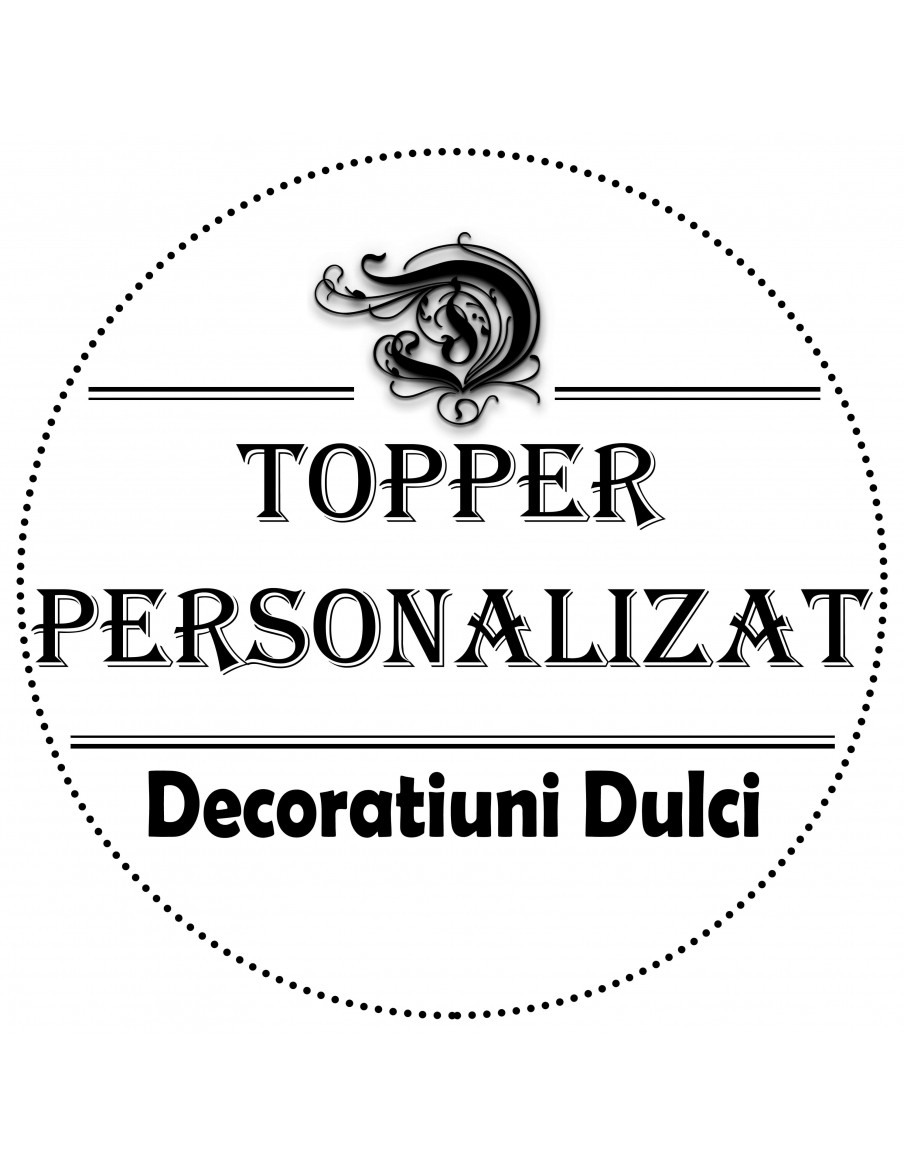 Topper personalizat plexiglas