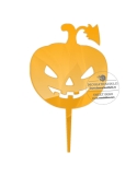Topper dovleac halloween, plexiglas