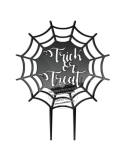 Topper treat or trick halloween, plexiglas