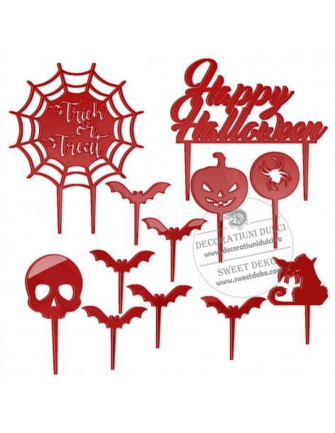 Set topper halloween, plexiglas 2