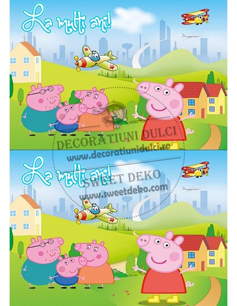 Imagine comestibila lumea peppa