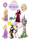 Imagine comestibila rapunzel, printul si vrajitoarea