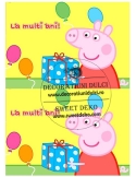 Imagine comestibila petrecere cu peppa pig