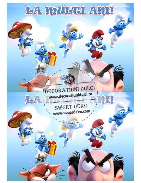 Imagine comestibila zborul strumfilor 2