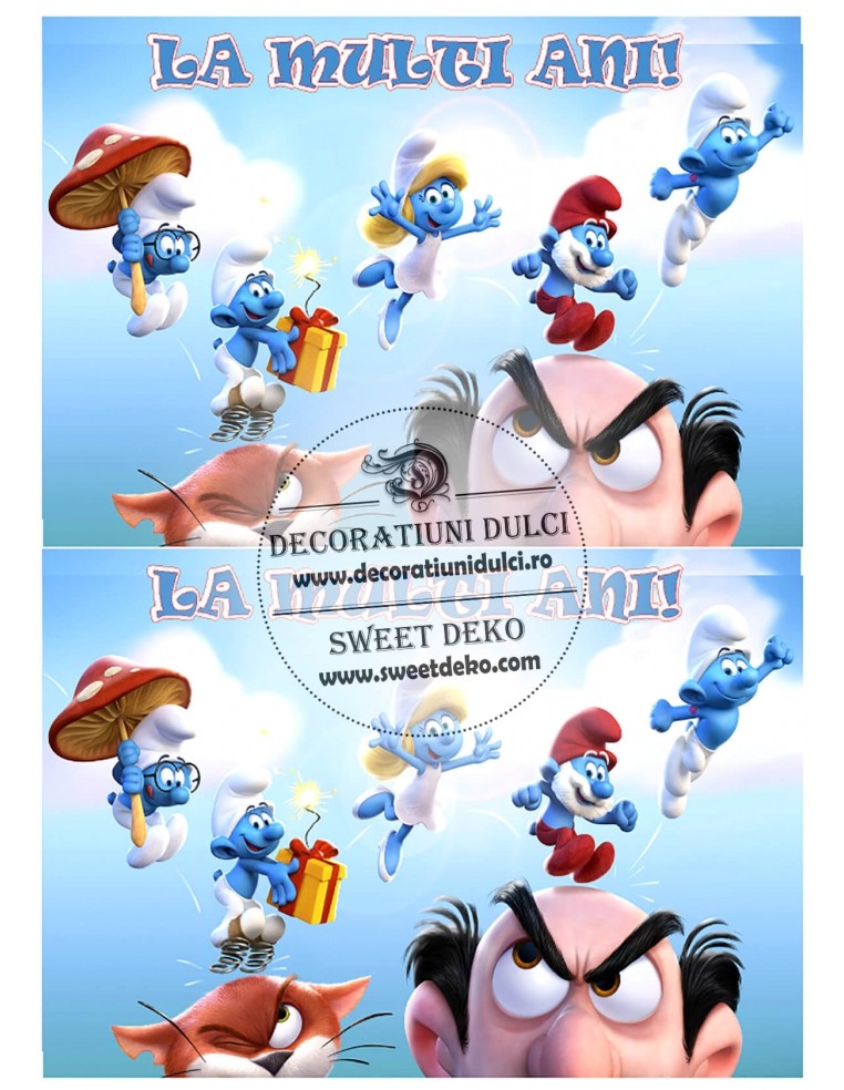 Imagine comestibila zborul strumfilor