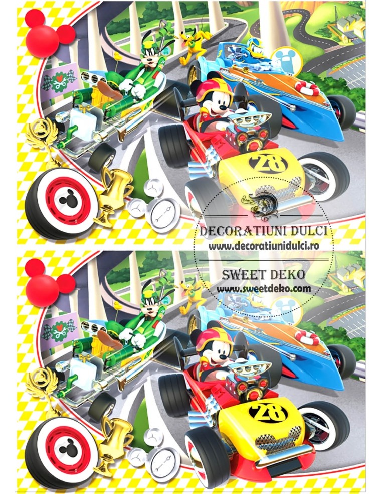 Imagine comestibila cursele cu mickey