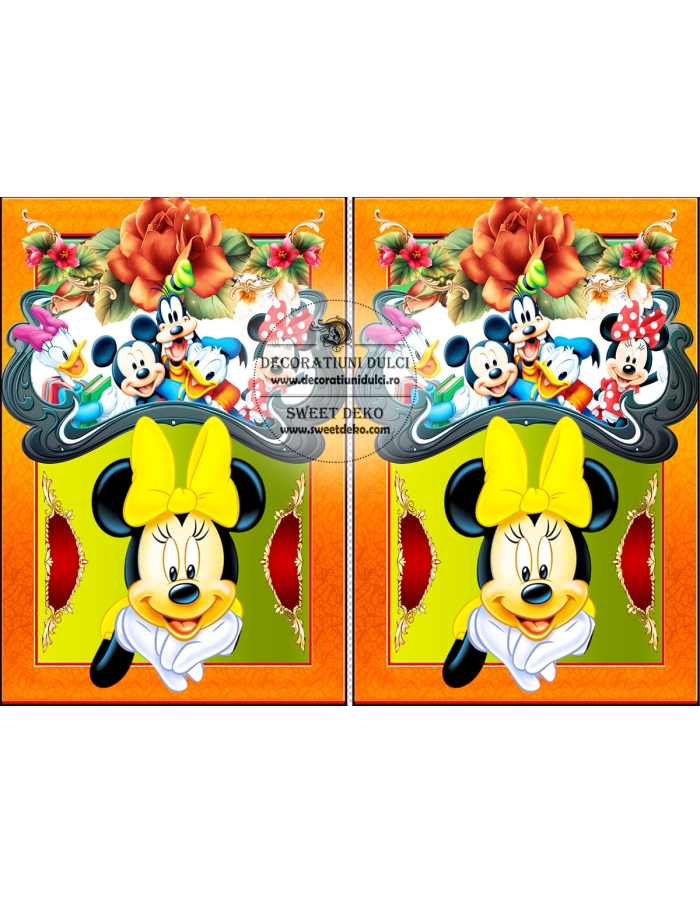 Imagine comestibila minnie si prietenii