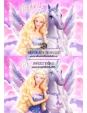 Barbie si Pegasus, imagine pentru decor tort 2