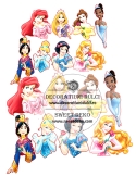Imagine comestibila, bust printesele disney