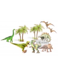 Imagine comestibila dinozauri si palmieri