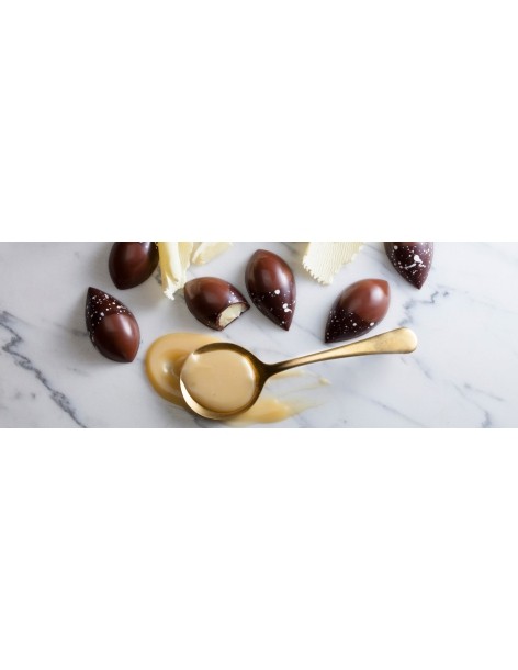 Crema ganache, crème a la carte marc de champagne, Callebaut 2
