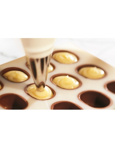 Crema ganache, crème a la carte marc de champagne, Callebaut