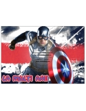 Imagine comestibila capitan america "la multi ani!"