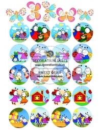 Imagine comestibila, cerculete berry and dolly