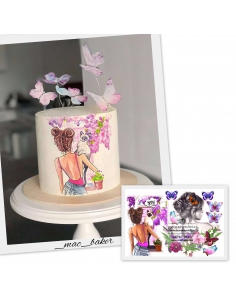 Imagine comestibila pisica si fluturasi