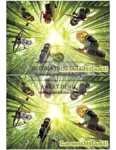Imagine comestibila lego ninjago 2