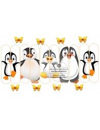 Imagine comestibila - eclere pinguini