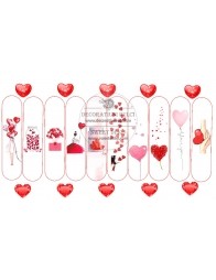 Imagine comestibila - eclere love and balloons