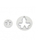 Set 2 decupatoare flori, frunza iedera | Decoratiuni Dulci