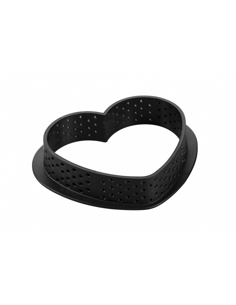 Monoportii inimi, kit tarte ring amore 80 x 70mm, Silikomart