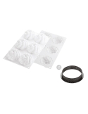 Kit tarte ring fleur de la Silikomart 2