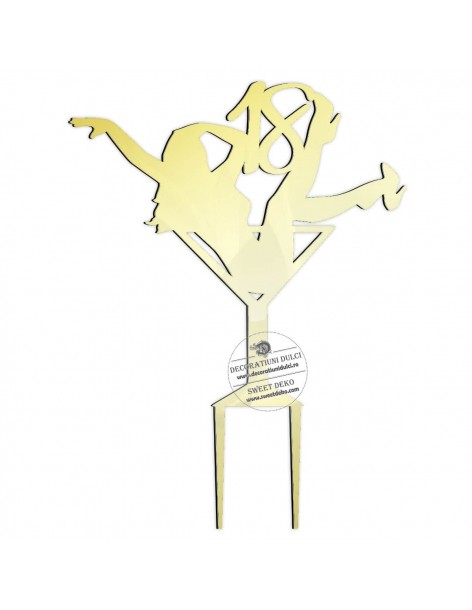 Topper plexiglas majorat Lady si pahar Martini 2