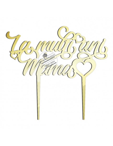 Topper la multi ani mama plexiglas 2