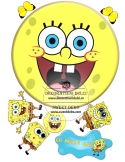 Imagine comestibila cerc cu spongebob
