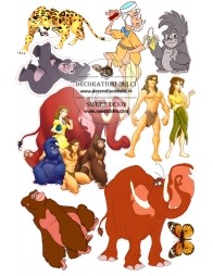 Imagine comestibila - tarzan personaje