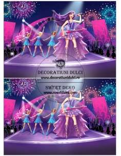 Imagine comestibila - Barbie pop star 2