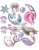 Imagine comestibila - Sweet mermaide