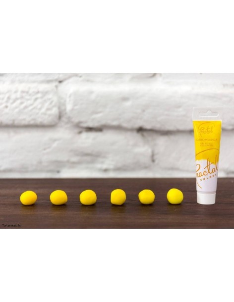 Colorant gel galben lamaie Fractal full-lemon yellow 2