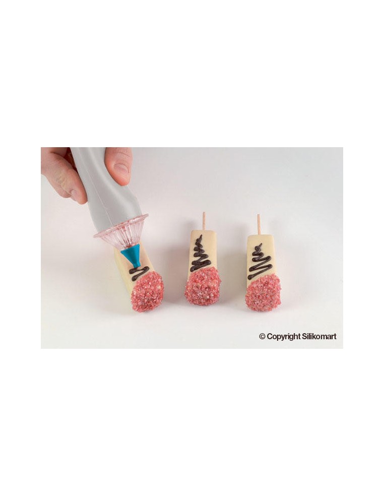 Inghetata/prajitura pe bat, mini bar02, Silikomart