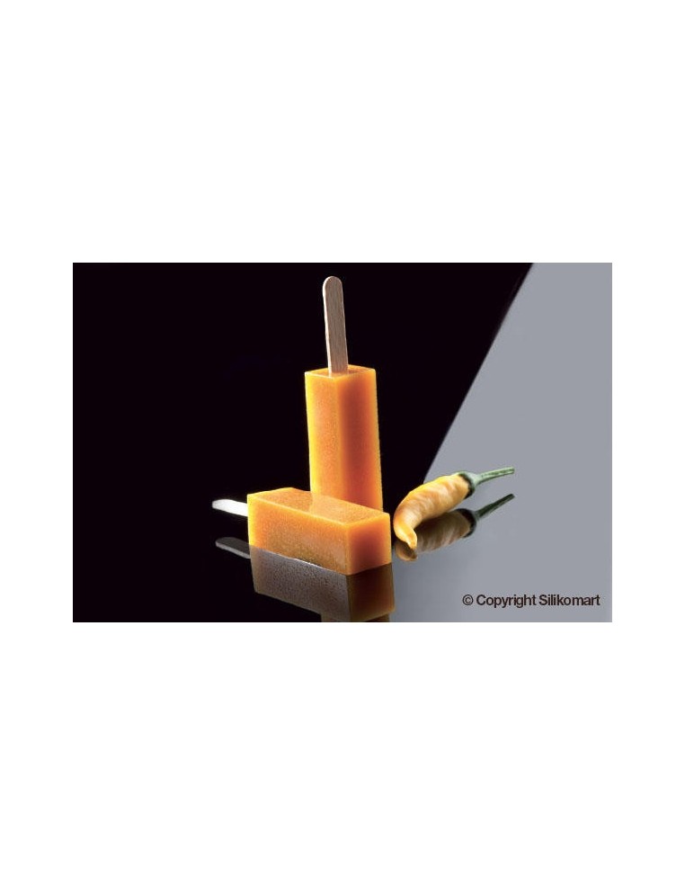 Inghetata/prajitura pe bat, mini bar02, Silikomart