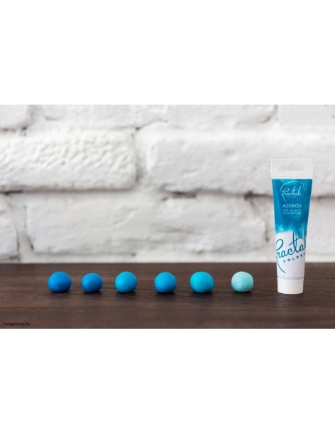 Colorant gel albastru cer Fractal full-azure 2
