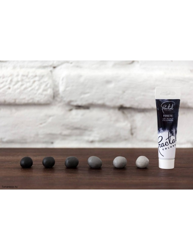 Colorant gel negru Fractal full-black