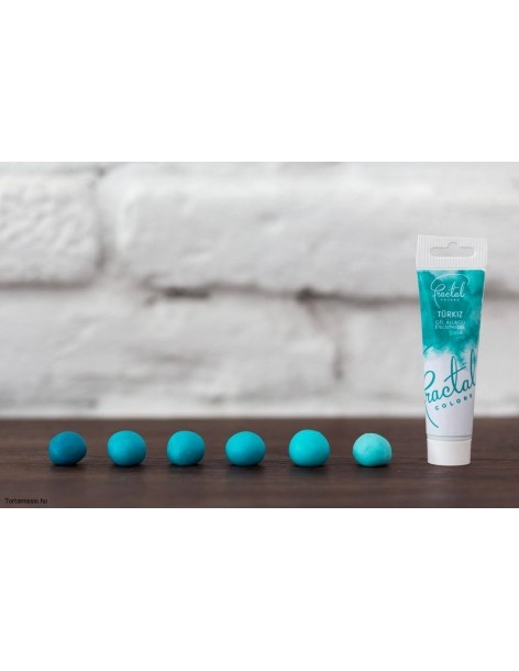 Colorant gel turcoaz Fractal full-turquoise 2