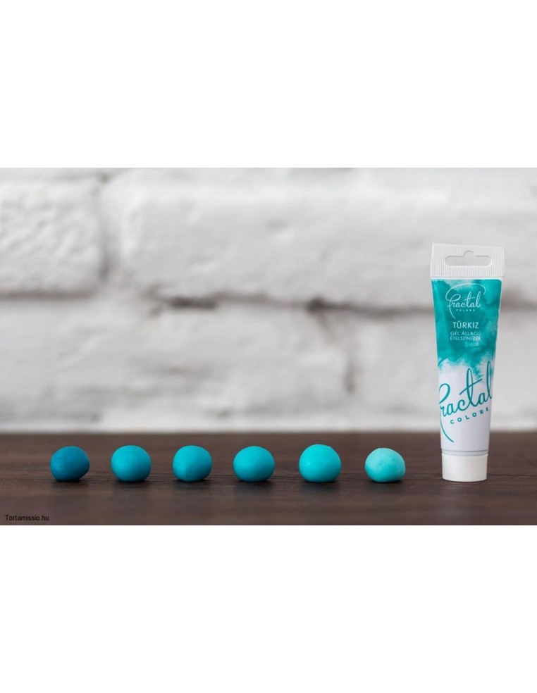 Colorant gel turcoaz Fractal full-turquoise