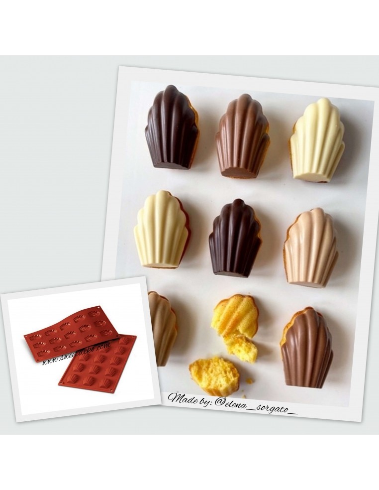 Matrita Madeleine medii n.9, SF032 Silikomart