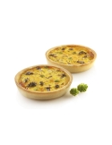 Plansa copt 4 tarte rotunde,  air plus 12 Silikomart (2buc/set)