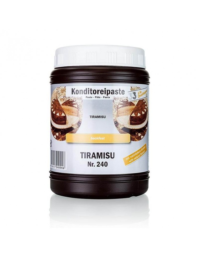 Pasta aromatizanta tiramisu, Konditoreipaste dreidoppel