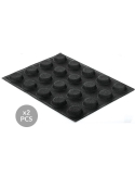 Planse copt 20 tarte rotunde, air plus 16 Silikomart, (2buc/set)